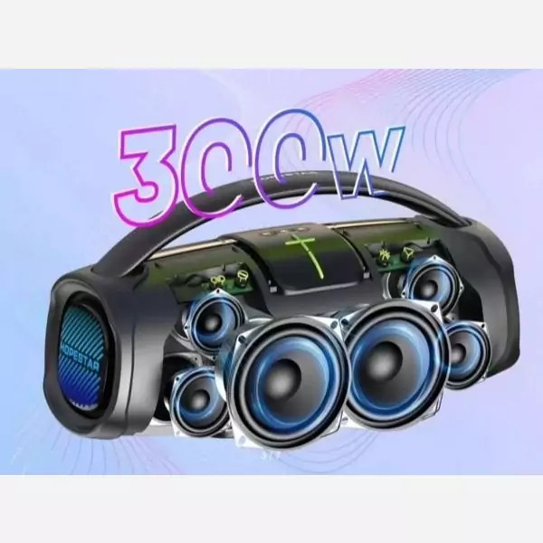 اسپیکر هوپ استار مدل HopeStar A65 (300w) همراه با میکروفن بیسیم