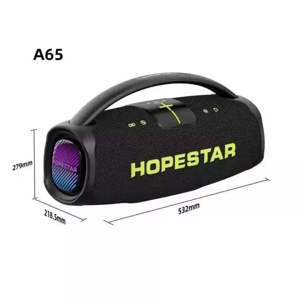 اسپیکر هوپ استار مدل HopeStar A65 (300w) همراه با میکروفن بیسیم
