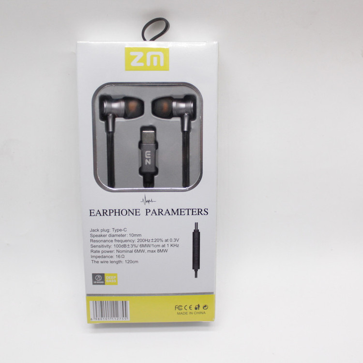 هندزفری زد ام مدل zm-003 type c