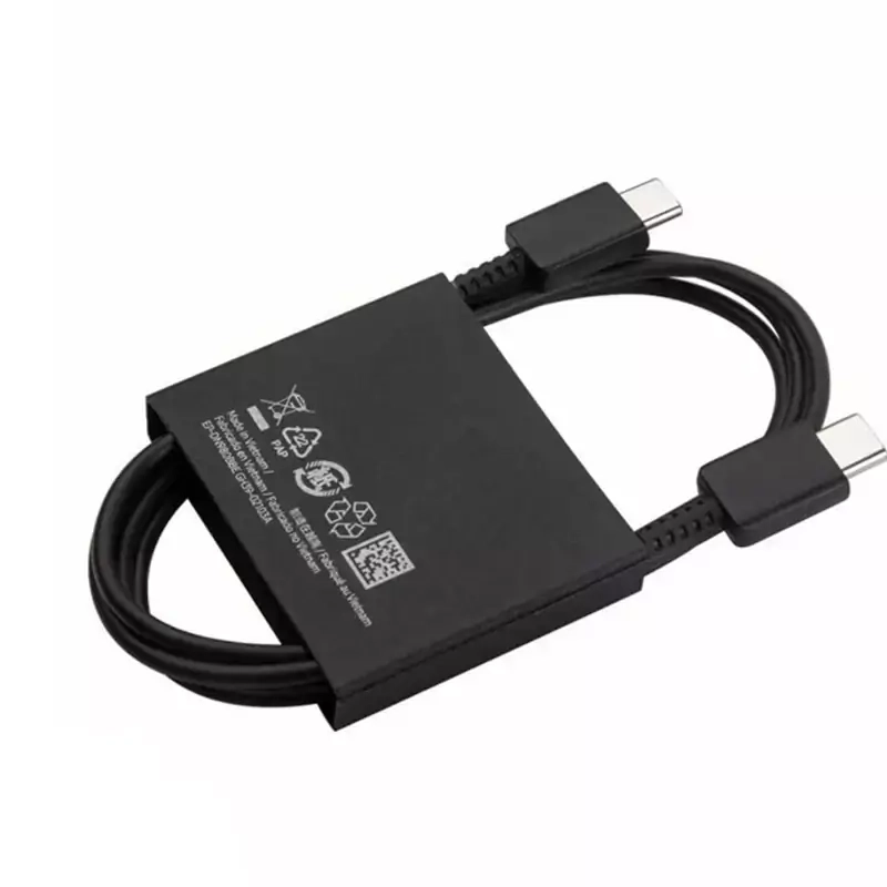 کابل تبدیل USB-C به USB-C سامسونگ مدل 1 متری - 2 آمپر - مشکی